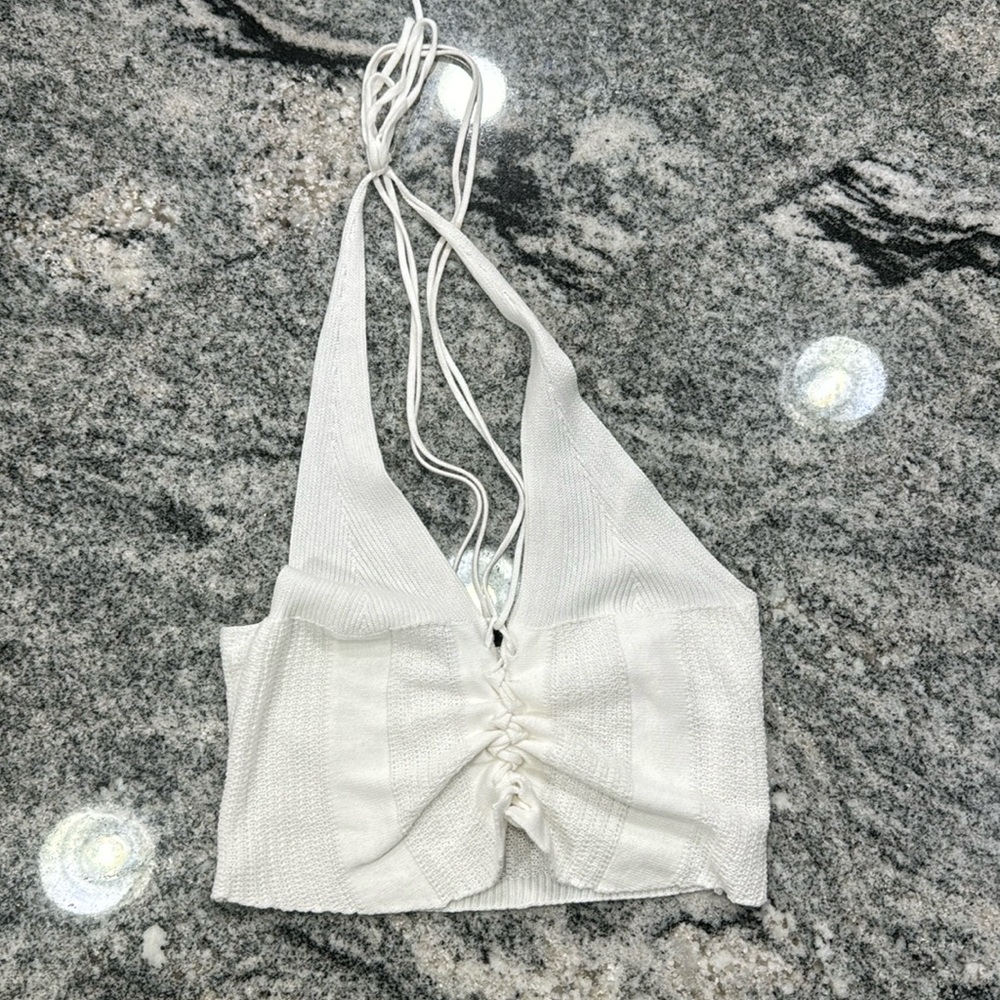 Boohoo Knit Halter Top